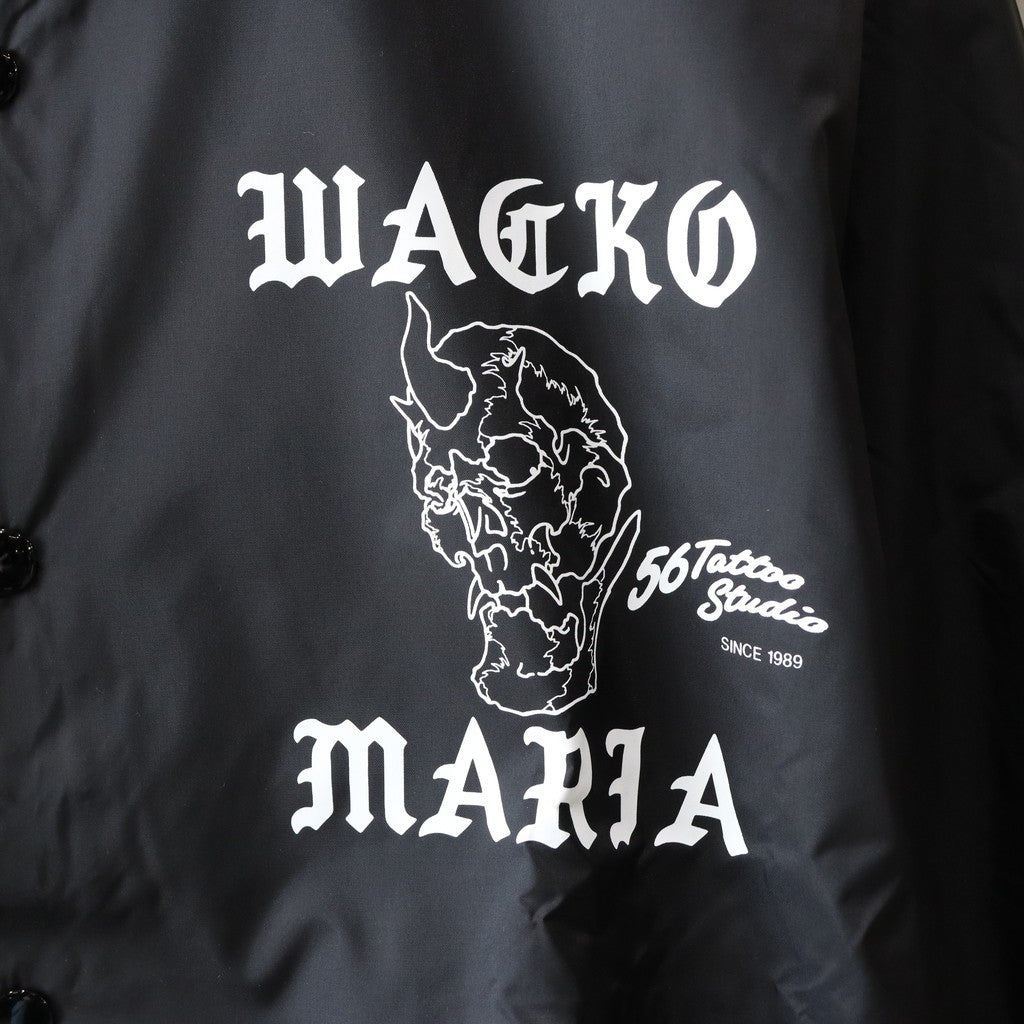 56 TATTOO STUDIO | COACH JACKET #BLACK [56TS-WM-BL07]