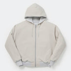 TECH SWEAT DOUBLE FACE PARKA #HEATHER GRAY [BE-54026W]