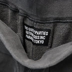 WASHED MIDDLE WEIGHT SWEAT PANTS #GRAY [26FWE-WMC-SP01]