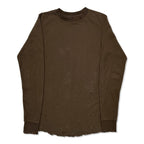 Combat Long Thermal With Damaged (CLASSIC WAFFLE KNIT) #MOCHA [M-P2-TP6]