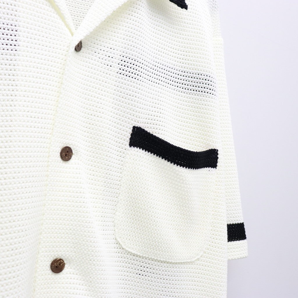 KNIT SHIRT ( TYPE-2 ) #WHITE [26SS-WMK-KN02]