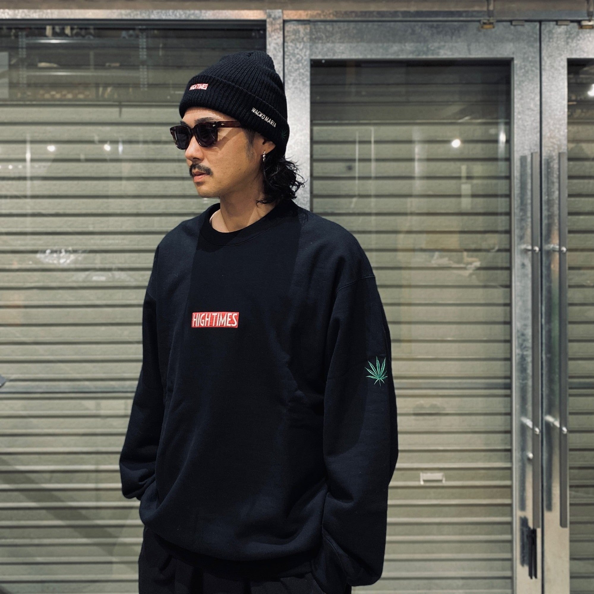 HIGHTIMES | KNIT WATCH CAP #BLACK [HIGHTIMES-WM-CP04]