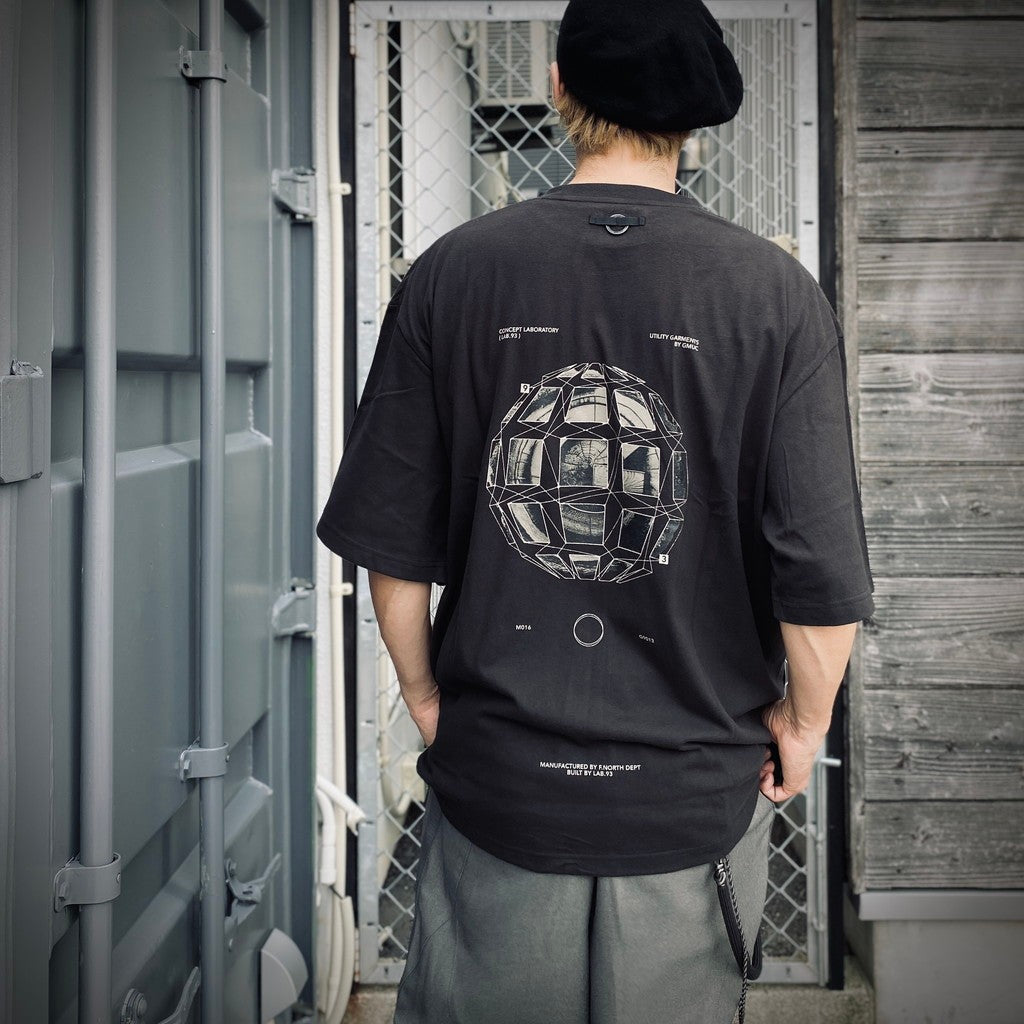 “Gr-01T”概念。 3D圓形T卹 #SHADOW [GOOPI-25SS-JUN-04]