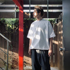 TECH DRAWSTRING S/S TEE #WHITE [BE-41025]