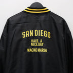 MLB | SD | REVERSIBLE VARSITY JACKET ( TYPE-3 ) #BLACK-BEIGE [MLB-WM-BL03]
