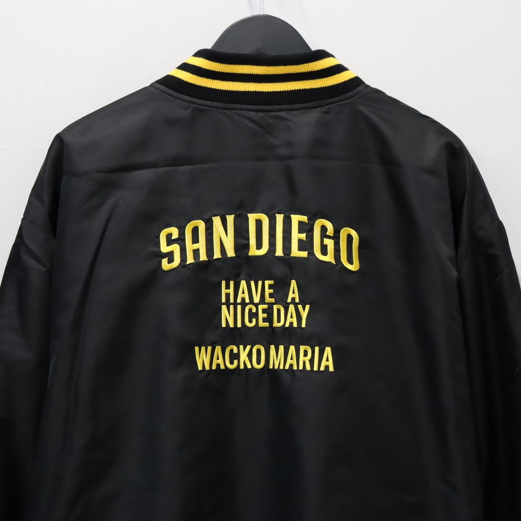 MLB | SD | REVERSIBLE VARSITY JACKET ( TYPE-3 ) #BLACK-BEIGE [MLB-WM-BL03]