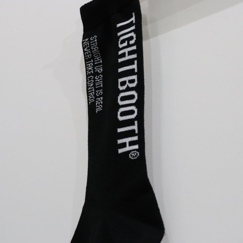 LABEL LOGO SOCKS #Black [SS25-A10]