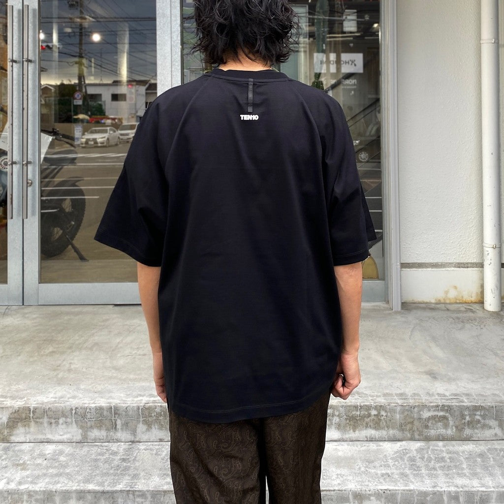 DOLMAN SLEEVE PHOTO TEE #BLACK [MNA-LAN-22] - cocorozashi 三重県