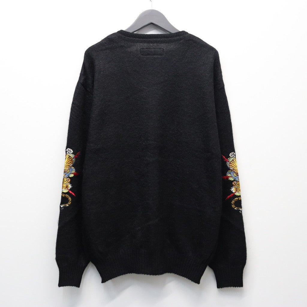 TIM LEHI | MOHAIR CARDIGAN #BLACK [25FW-WMK-KN21]