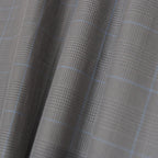 TECH REGULAR COLLAR SHIRT L/S GLEN CHECK #GRAY [BE-82025W]