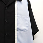 SWITCHING SHIRT S/S ( TYPE-1 ) #L-BLUE [26SS-WMS-OC02]