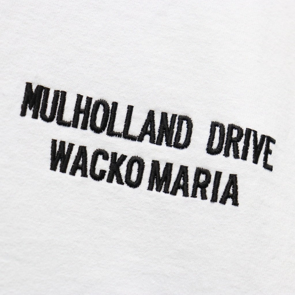 MULHOLLAND DRIVE | WASHED HEAVY WEIGHT CREW NECK T-SHIRT ( TYPE-1 ) #WHITE [MD-WM-WT01]