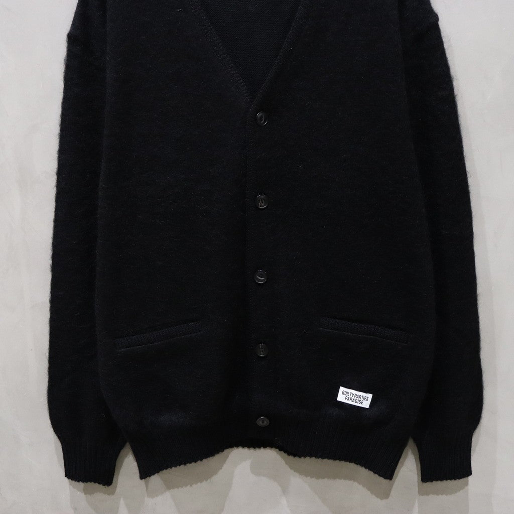 MOHAIR CARDIGAN ( TYPE-1 ) #BLACK [24FW-WMK-KN25]