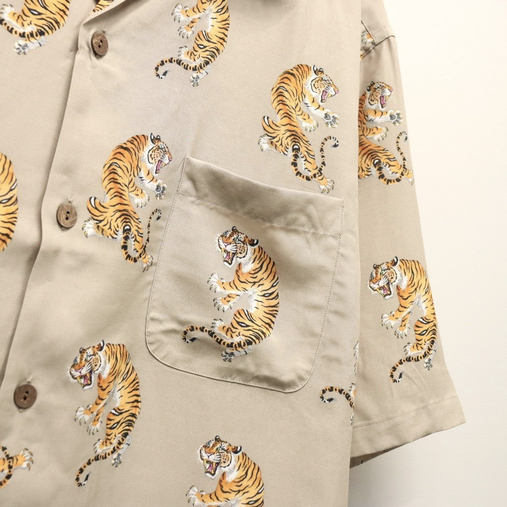 TIM LEHI | HAWAIIAN SHIRT S/S ( TYPE-2 ) #GRAY [26SS-WMS-HI04]