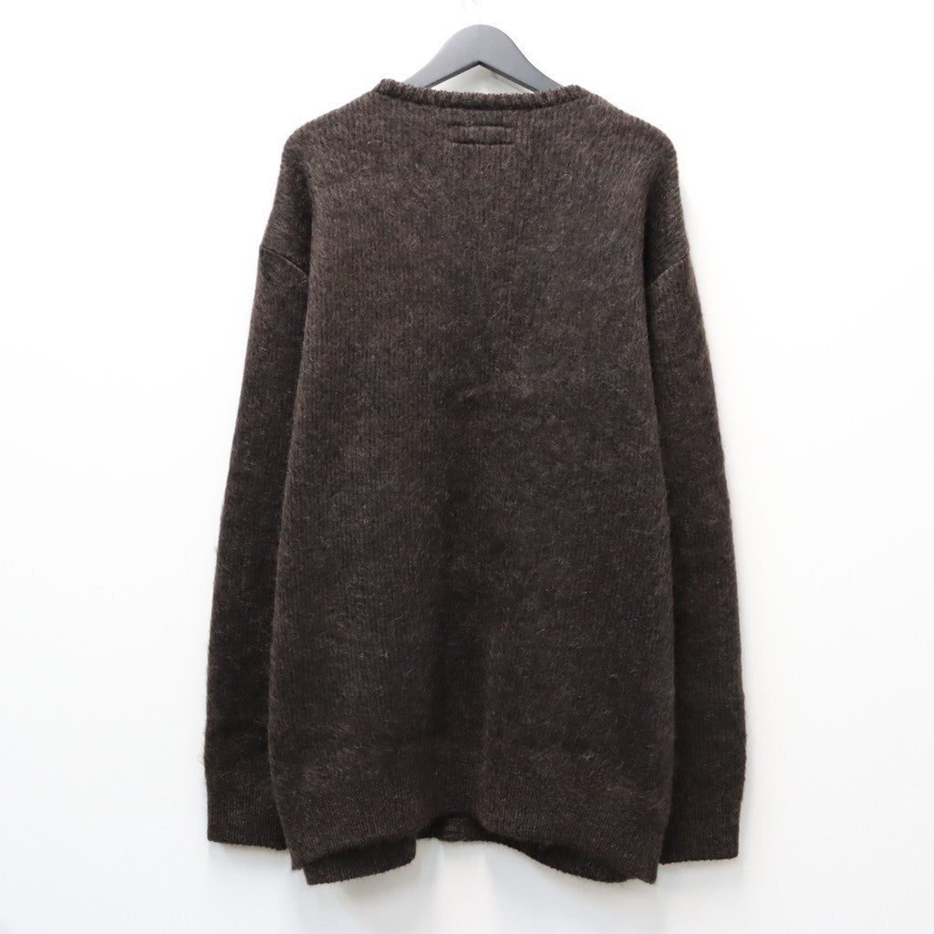 MIX MOHAIR CARDIGAN #BROWN [26FW-WMK-KN04]