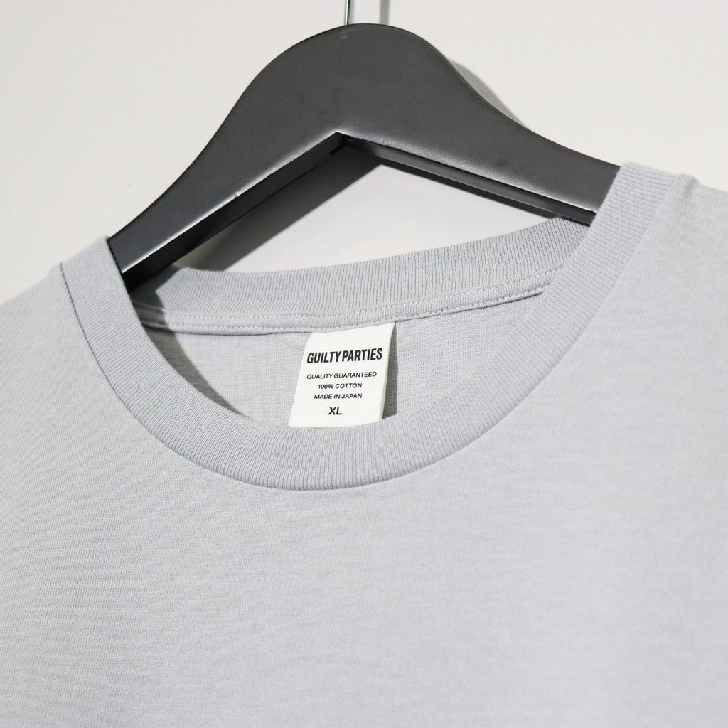 WASHED HEAVY WEIGHT CREW NECK T-SHIRT ( TYPE-1 ) #GRAY [26SS-WMT-WT02]