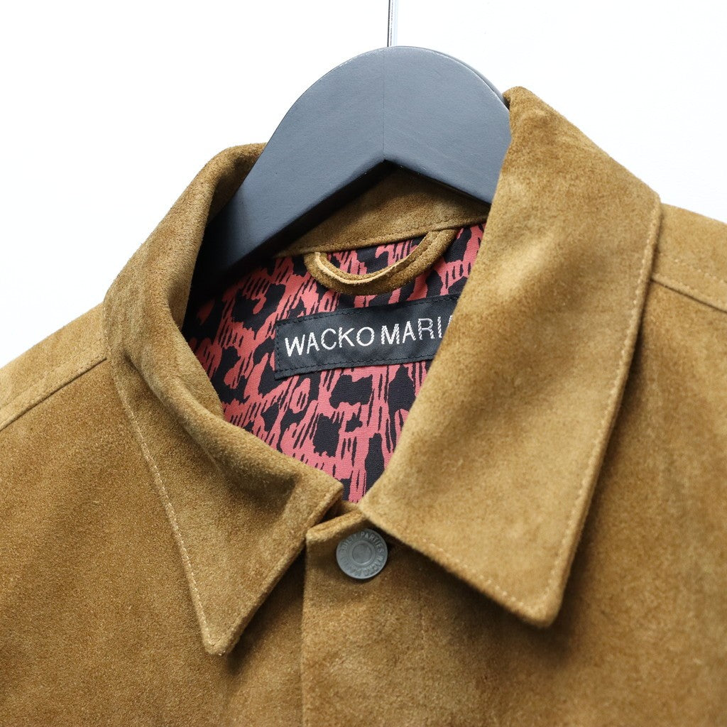 SUEDE LEATHER TRUCKER JACKET ( TYPE-2 ) #BEIGE [26SS-WMO-BL04