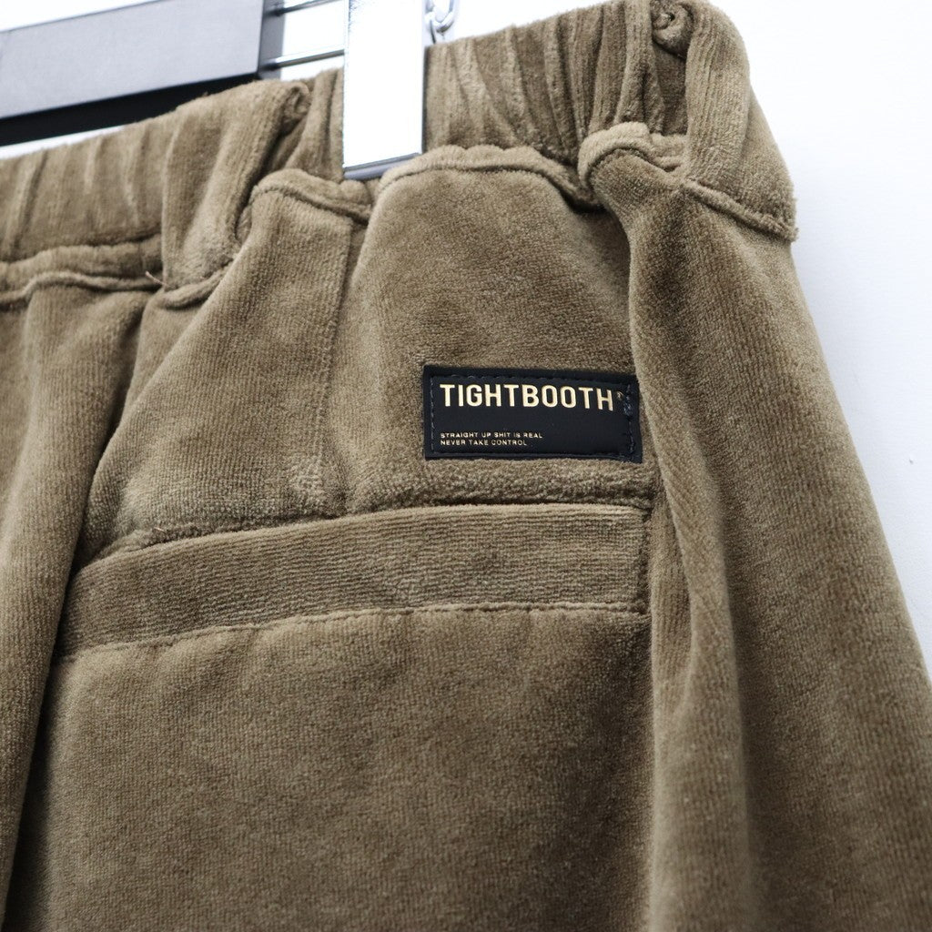 VELOUR BALLOON PANTS #Olive [SS26-B06]