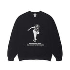 BOB MARLEY | CREW NECK SWEAT SHIRT ( TYPE-4 ) #BLACK [BOBMARLEY-WM-SS14]