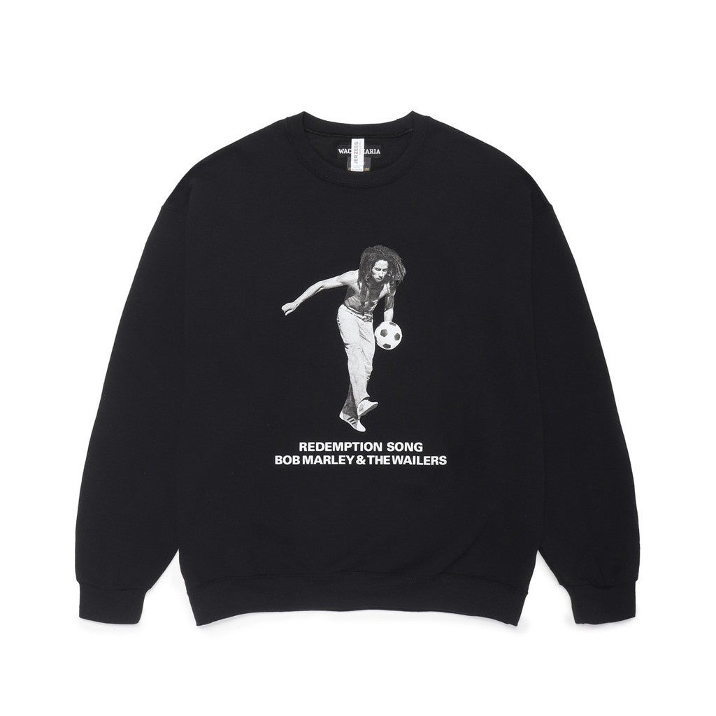 BOB MARLEY | CREW NECK SWEAT SHIRT ( TYPE-4 ) #BLACK [BOBMARLEY-WM-SS14]