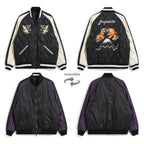 REVERSIBLE 「SKAJAN」 DOWN JACKET #BK×OFF / BK×D.PURPLE [TAION-JK04JS-N1]