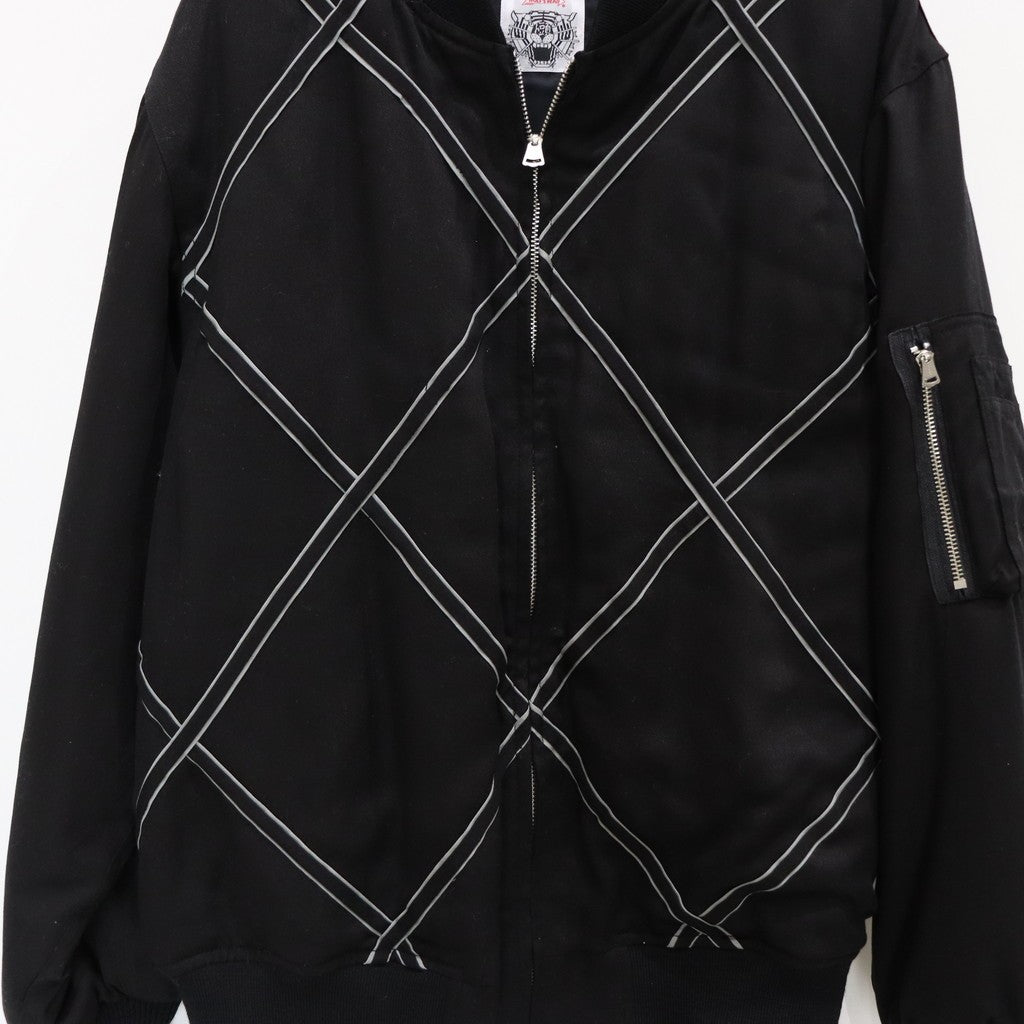 WOLF'S HEAD | 50'S JACKET #BLACK-GRAY [WOLFSHEAD-WM-BL17