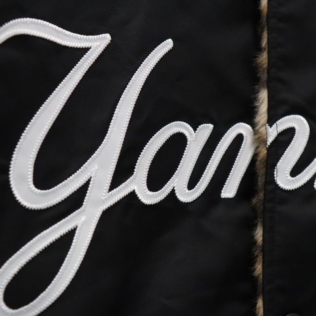 MLB | NY | REVERSIBLE VARSITY JACKET ( TYPE-1 ) #BLACK-BEIGE [MLB-WM-BL01]