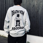 DEATH ROW RECORDS | HEAVY WEIGHT CREW NECK SWEAT SHIRT #GRAY [DEATHROW-WM-SS06]