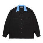 SWITCHING SHIRT L/S #BLUE [26FWE-WMS-OC05]