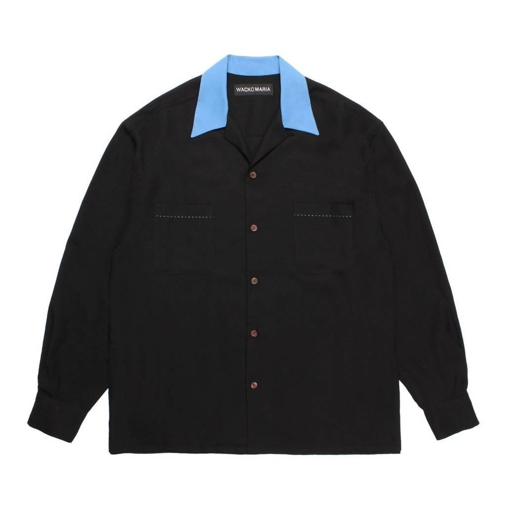 SWITCHING SHIRT L/S #BLUE [26FWE-WMS-OC05]