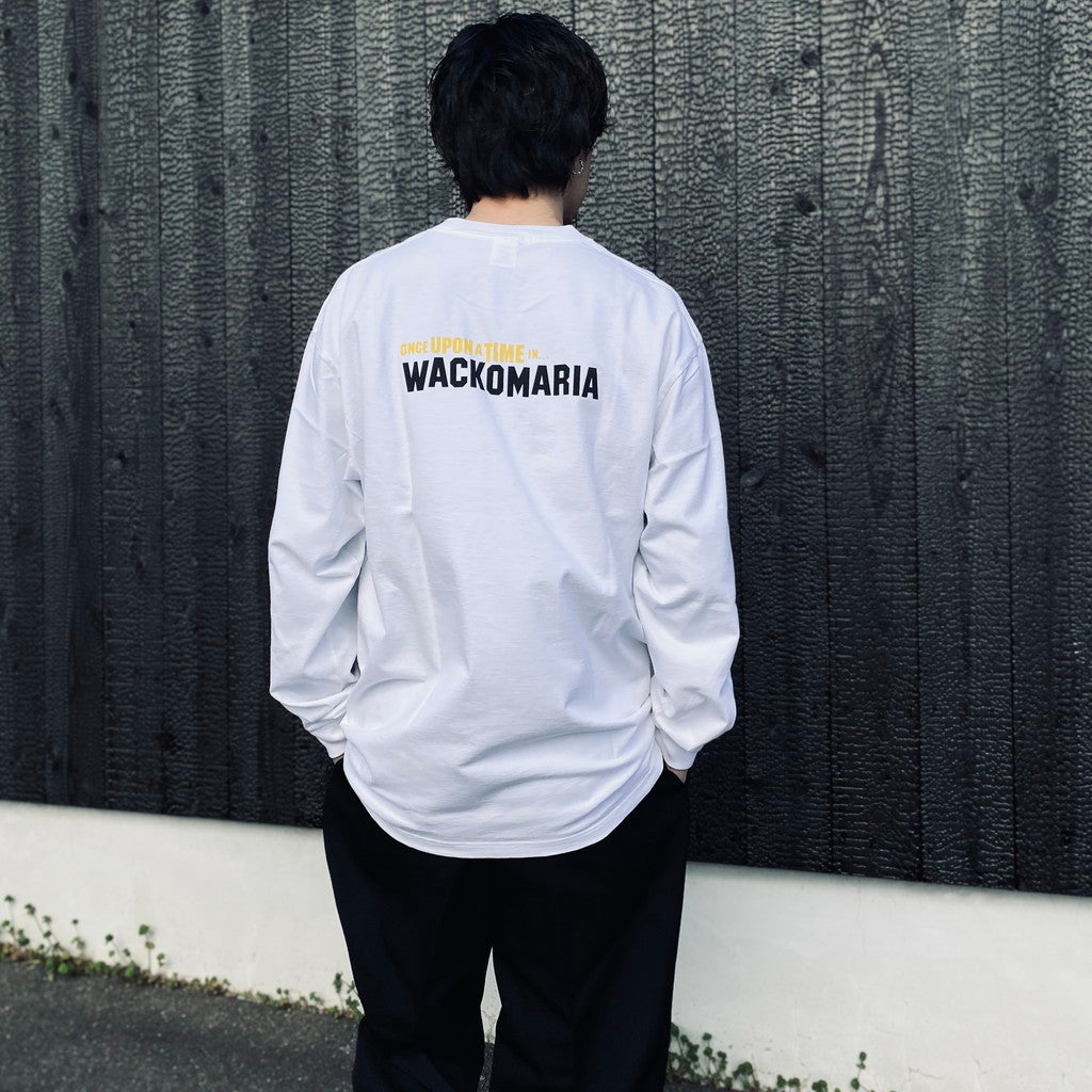 WASHED HEAVY WEIGHT CREW NECK LONG SLEEVE T-SHIRT ( TYPE-3