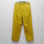 DOUBLE PLEATED CHINO TROUSERS ( TYPE-1 ) #YELLOW [25FW-WMP-PT01]
