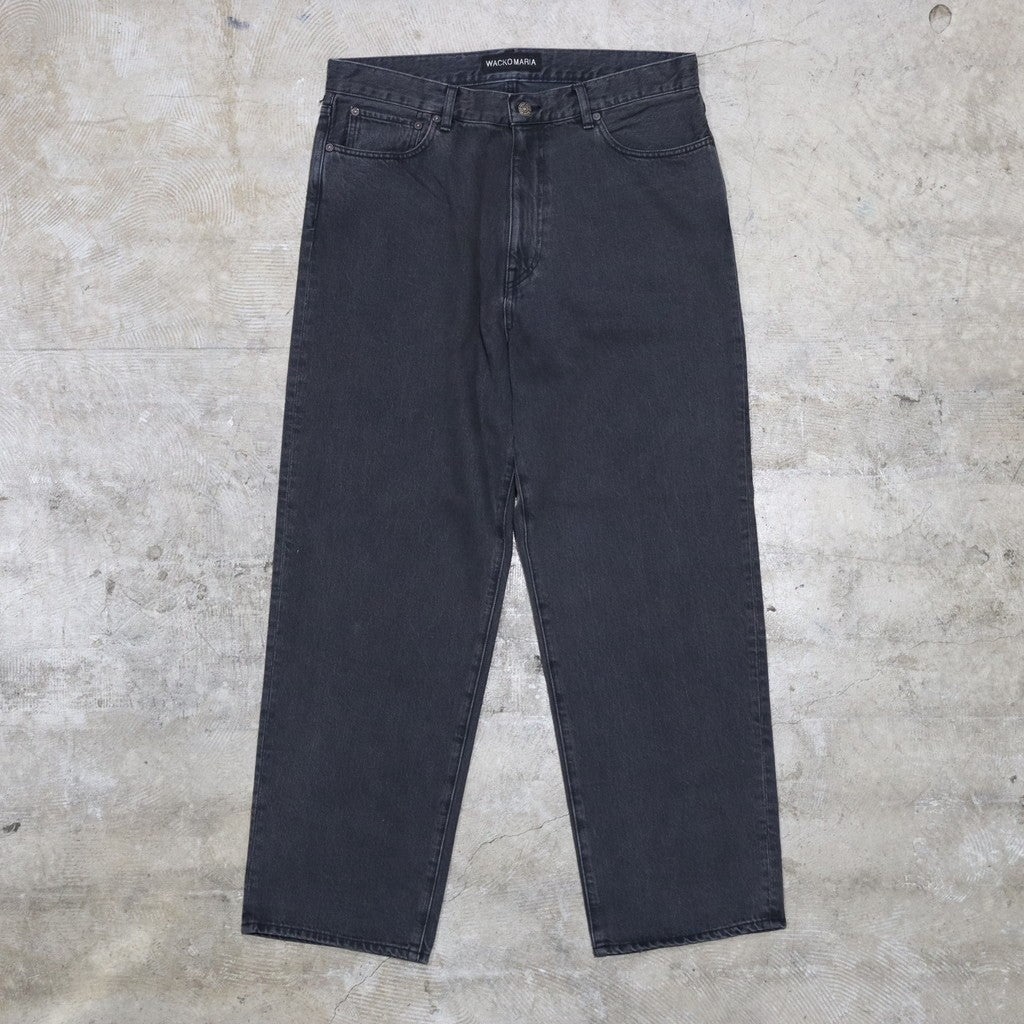 WASHED DENIM PANTS #BLACK [24FW-WMP-PT01]