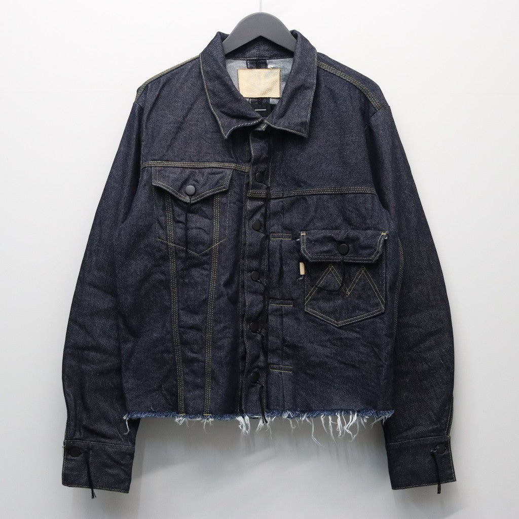 Deconstructed Denim Tracker(KOJIMA) #INDIGO [M-P3-LO5]