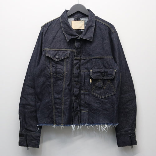 Deconstructed Denim Tracker(KOJIMA) #INDIGO [M-P3-LO5]
