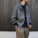 Tweed Hooded Active Jacket #Grey [SD26F-JK02]