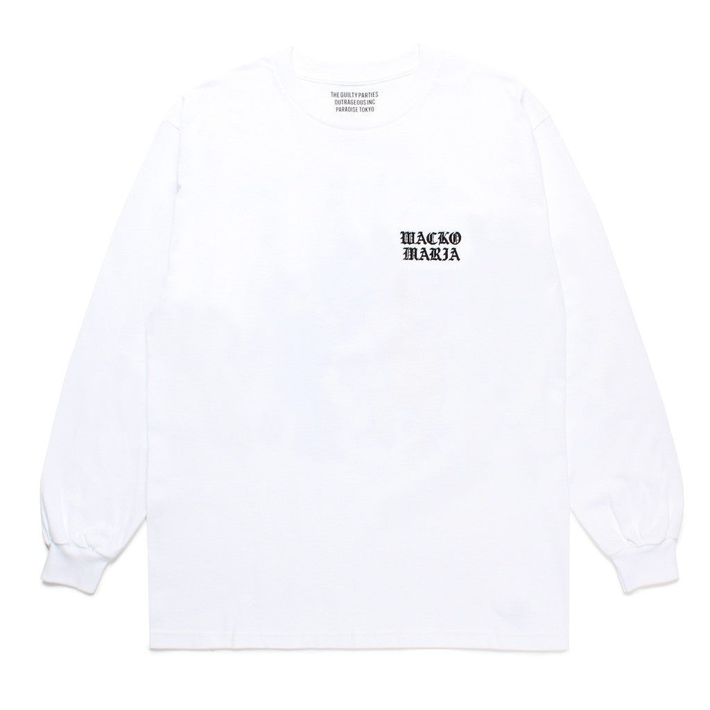 CREW NECK LONG SLEEVE T-SHIRT (TYPE-2) #WHITE [24FW-WMT-LT05]