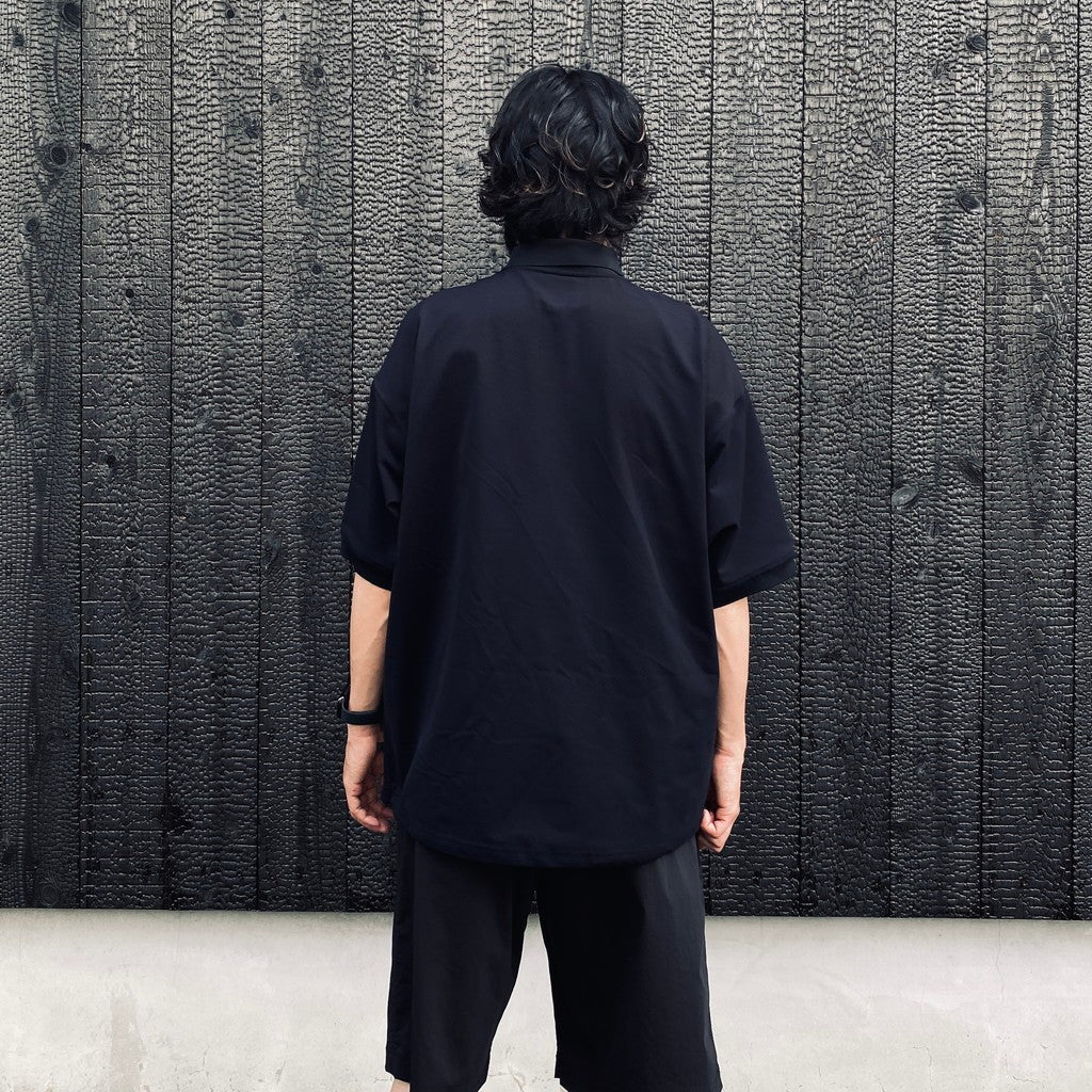 TECH POLO SHIRT S/S #BLACK [BE-37026]