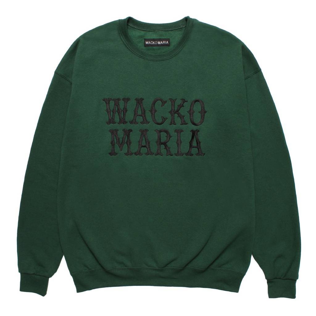 CREW NECK SWEAT SHIRT #GREEN [25FW-WMC-SS13]