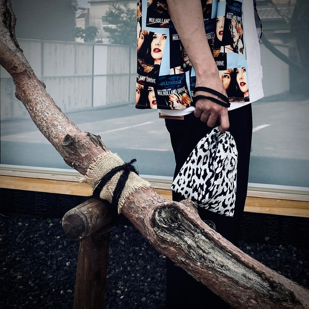 LEOPARD SHOULDER POUCH #IVORY [26SS-WMA-BG19]