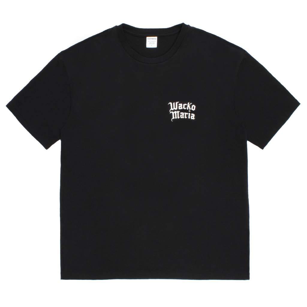 WASHED HEAVY WEIGHT CREW NECK T-SHIRT ( TYPE-2 ) #BLACK [26SS-WMT-WT03]