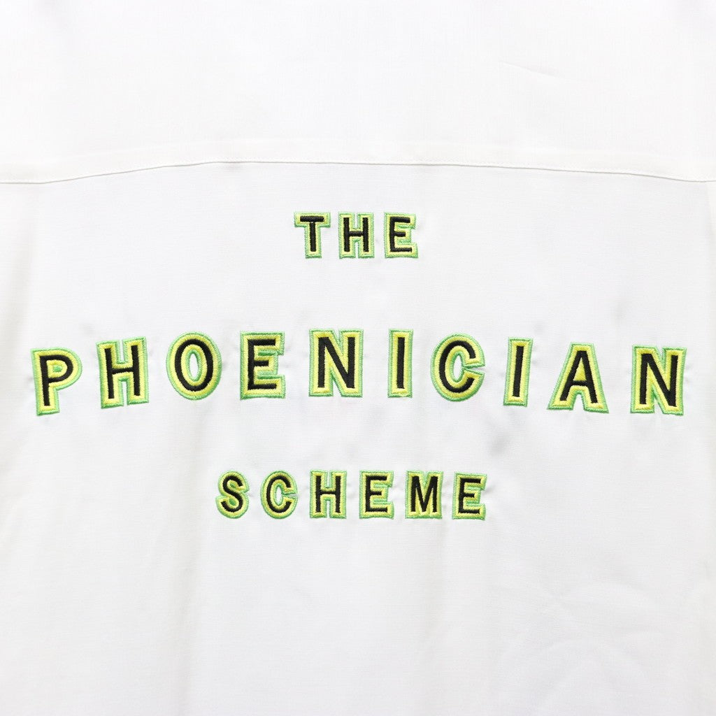 THE PHOENICIAN SCHEME | S/S HAWAIIAN SHIRT ( TYPE-1 ) #WHITE [TPS-WM-HI01]