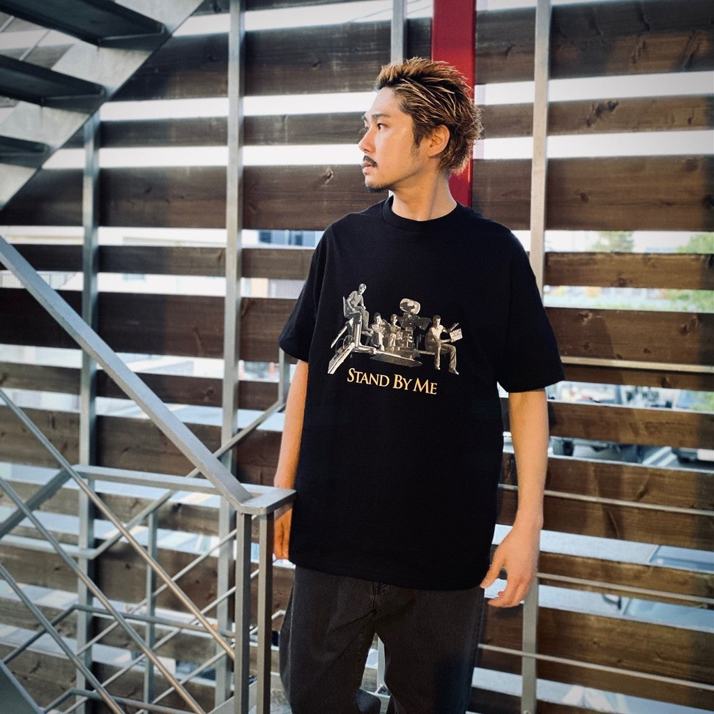 STAND BY ME | CREW NECK T-SHIRT (TYPE-3) #BLACK [SBM-WM-TEE03]