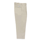 DOUBLE PLEATED CHINO TROUSERS #L-BEIGE [24FW-WMP-PT02]