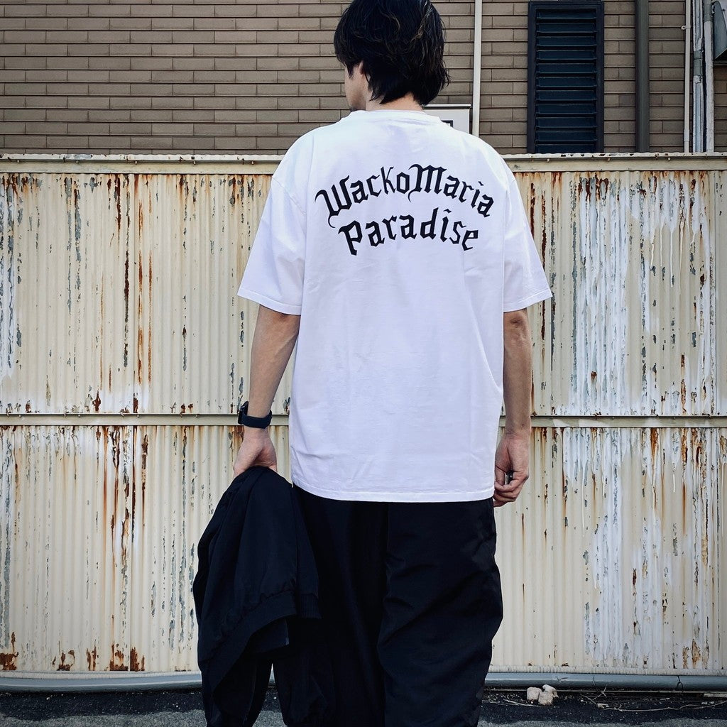 WASHED HEAVY WEIGHT CREW NECK T-SHIRT ( TYPE-2 ) #WHITE [26SS-WMT-WT03]