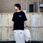 WASHED HEAVY WEIGHT CREW NECK T-SHIRT ( TYPE-2 ) #BLACK [26SS-WMT-WT03]