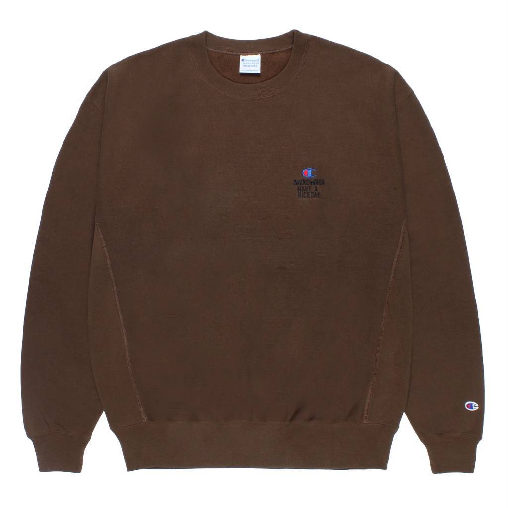 CHAMPION | REVERSE WEAVE CREW NECK SWEAT SHIRT #URBANBROWN [26FW-WMC-CP04]