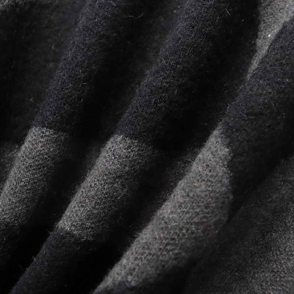 PATTERN MOHAIR KNIT #Black [26FW_KN01]