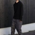 GUAI HOOD LON T #BLACK [JI-26SS-CS07]