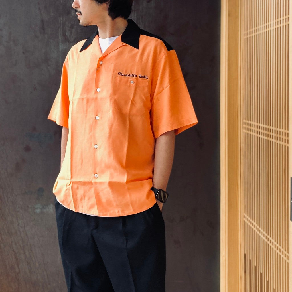 THE PHOENICIAN SCHEME | S/S HAWAIIAN SHIRT ( TYPE-6 ) #ORANGE [TPS-WM-HI06]